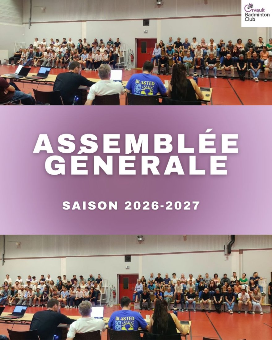 Assemblée Générale 2026-2027